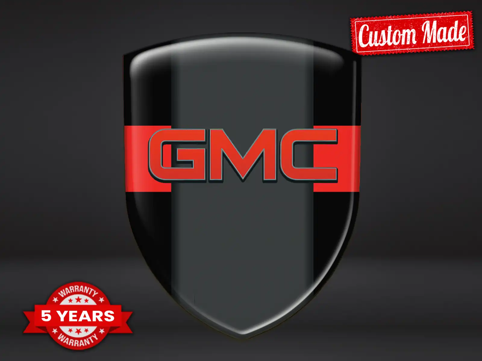 GMC Pegatina En Relieve Auto Máximo Estilo Pro Resistente